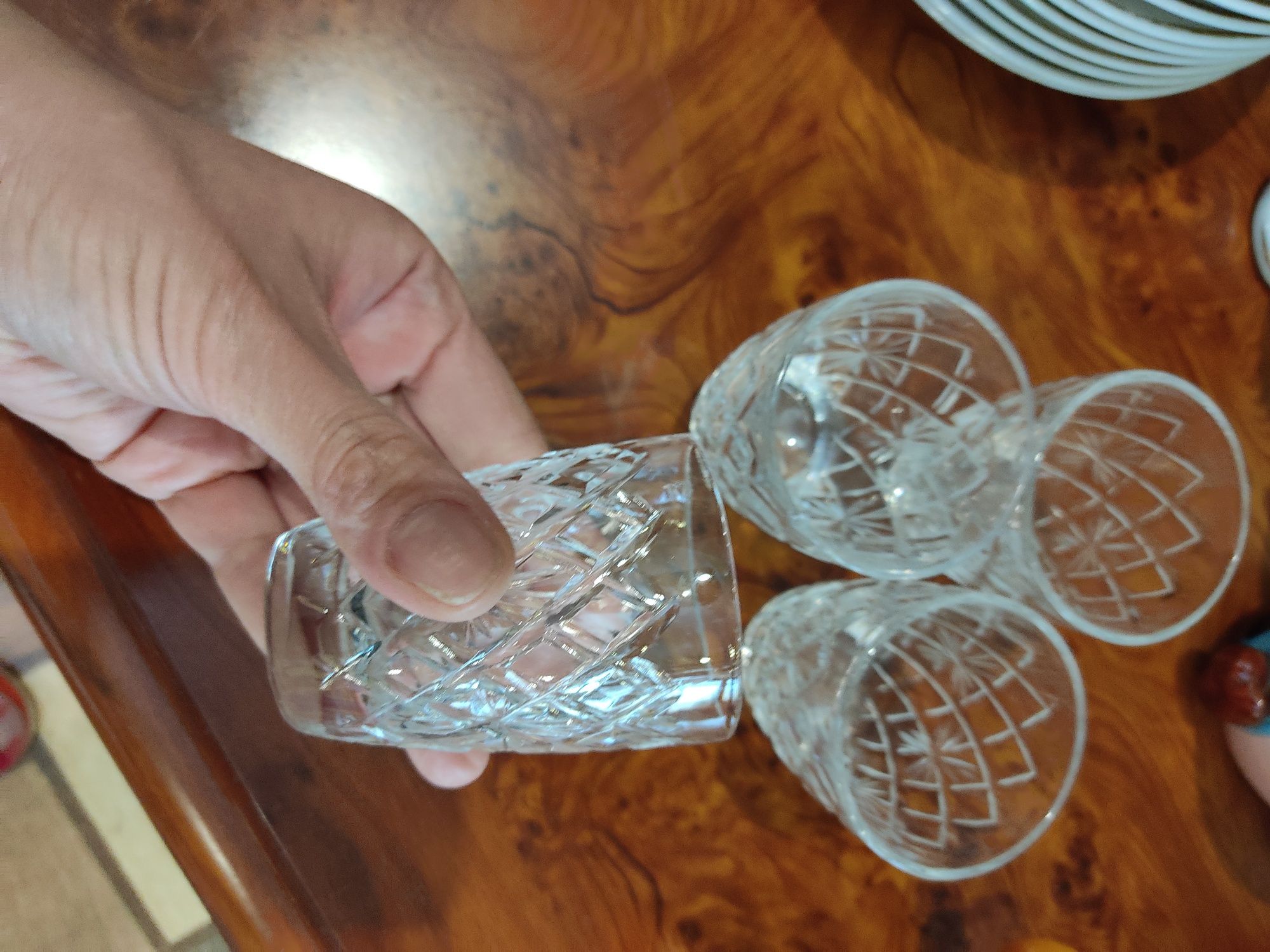 Хрустальные стаканы четыре штуки