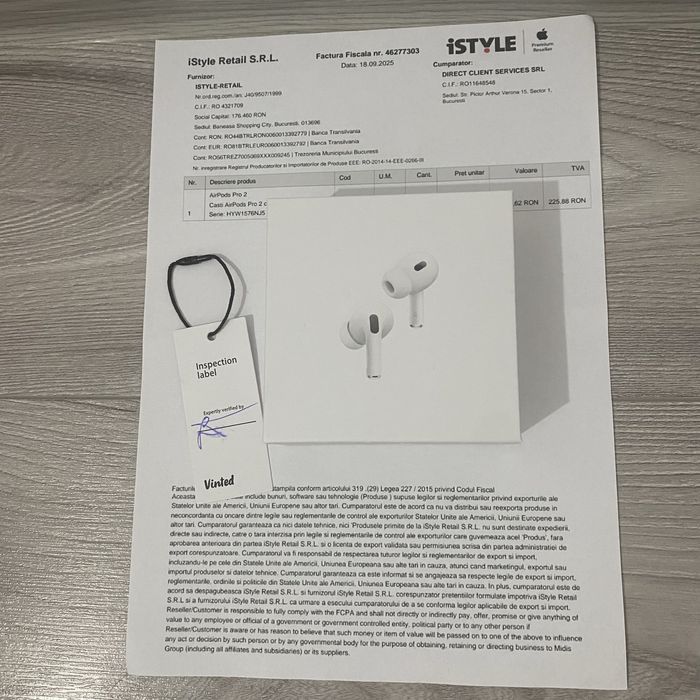 Apple AirPods Pro 2 *sigilate , originale*