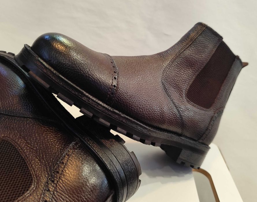 Ghete chelsea cap toe 42 42.5 Lavoratione Artigianale NOI piele moale
