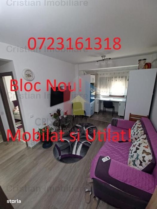 BLOC NOU! Ap 1 camera transformat in 2 , zona Radu Negru