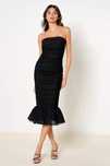 rochie bandage cu voal