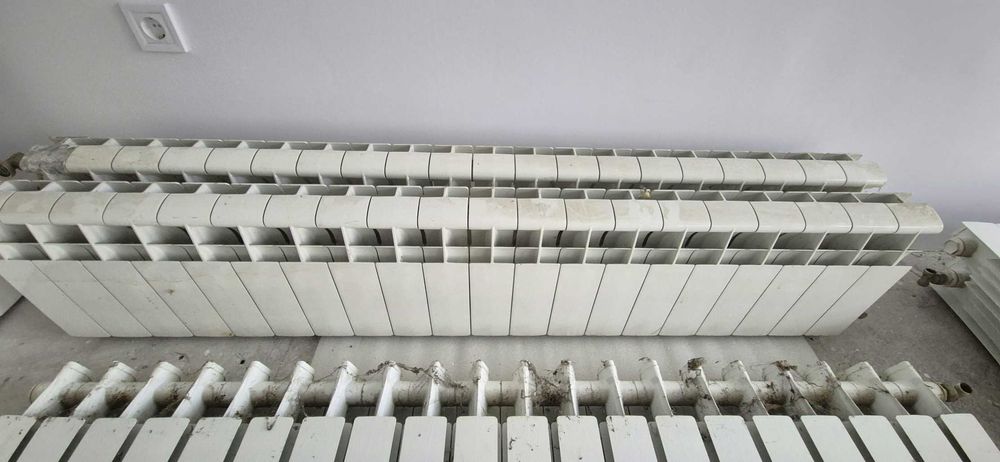 Алуминиеви радиатори / глидери – H500 и H300 (ниски). Общо 105 ребра.