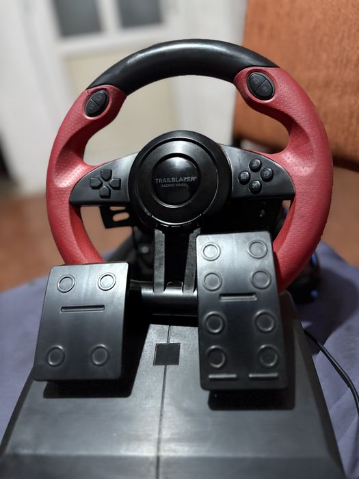 Volan SPEEDLINK Trailblazer compatibil PS5/PS4/PS3/PC/Xbox One, Negru