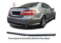 Спойлер за багажник Mercedes E-class W212, piano black