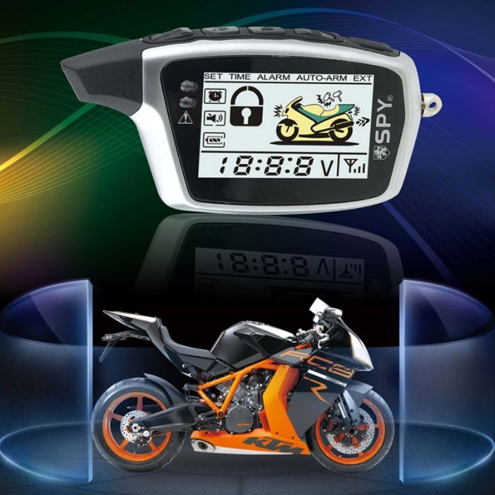 Alarma moto  motocicleta scuter, atv cu Pager SPY model nou!!!