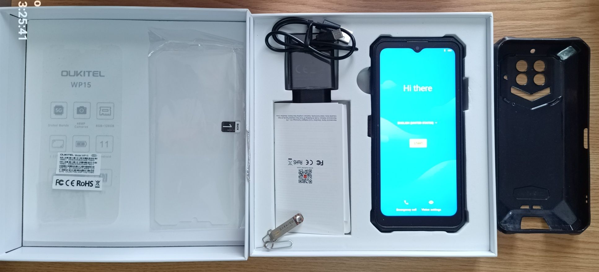 OCAZIE!Telefon android pentru aventurieri,Oukitel Wp 15,5G,15.600 mAh