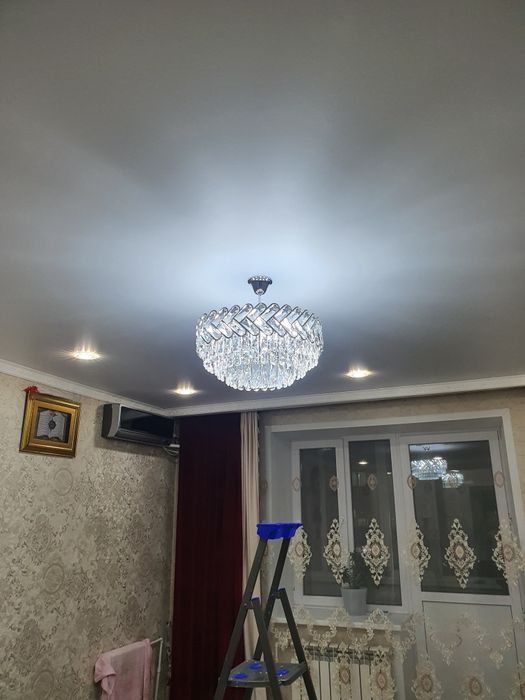Установка люстр!!!