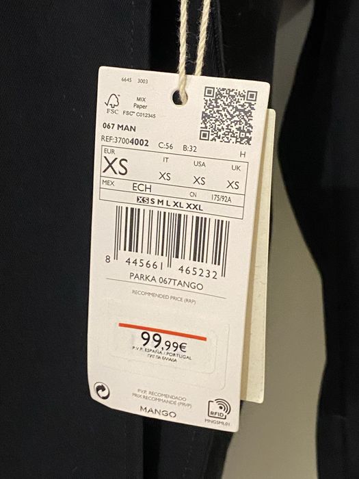 Trench Mango barbati