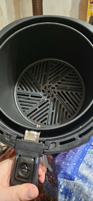 Air fryer deluxe noir