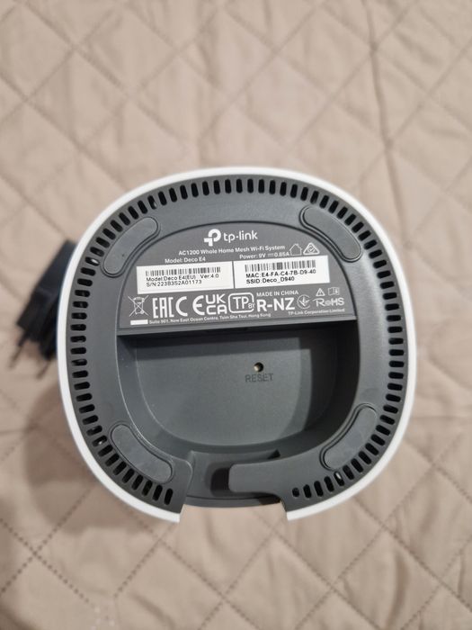 Mesh Tp-Link Deco E4, AC1200, Dual Band 300 + 867 Mbps