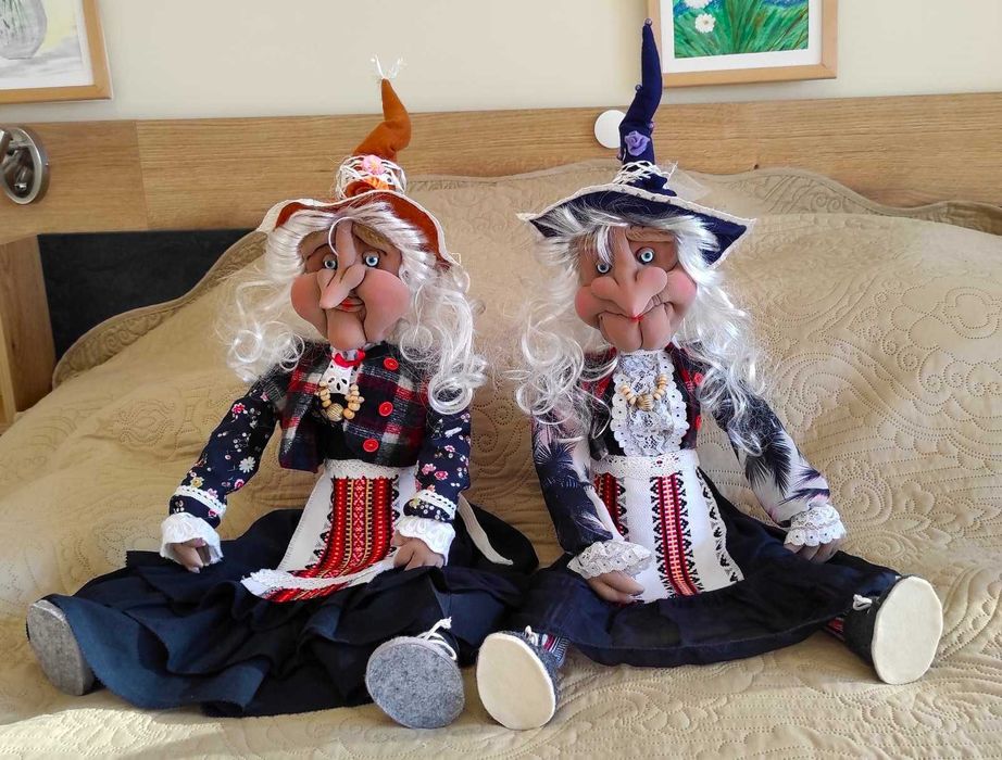 Кукла Баба Яга. 80 см.Ръчно изработена кукла.