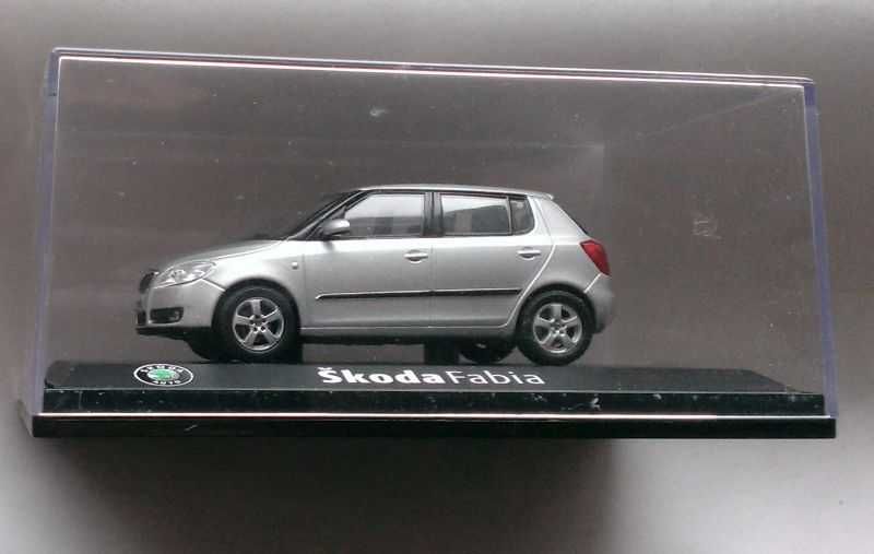 Macheta Skoda Fabia 2 (silver) - Abrex 1/43