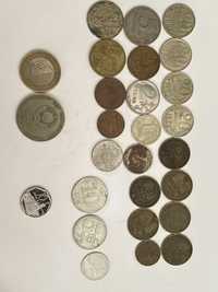 монеты разных стран,и советские монеты