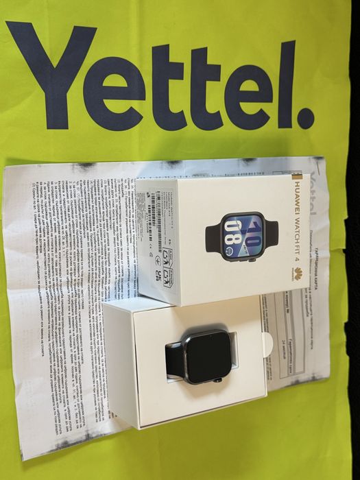 КАТО НОВ Huawei Watch Fit 4 Yettel Гаранция 2027 Black