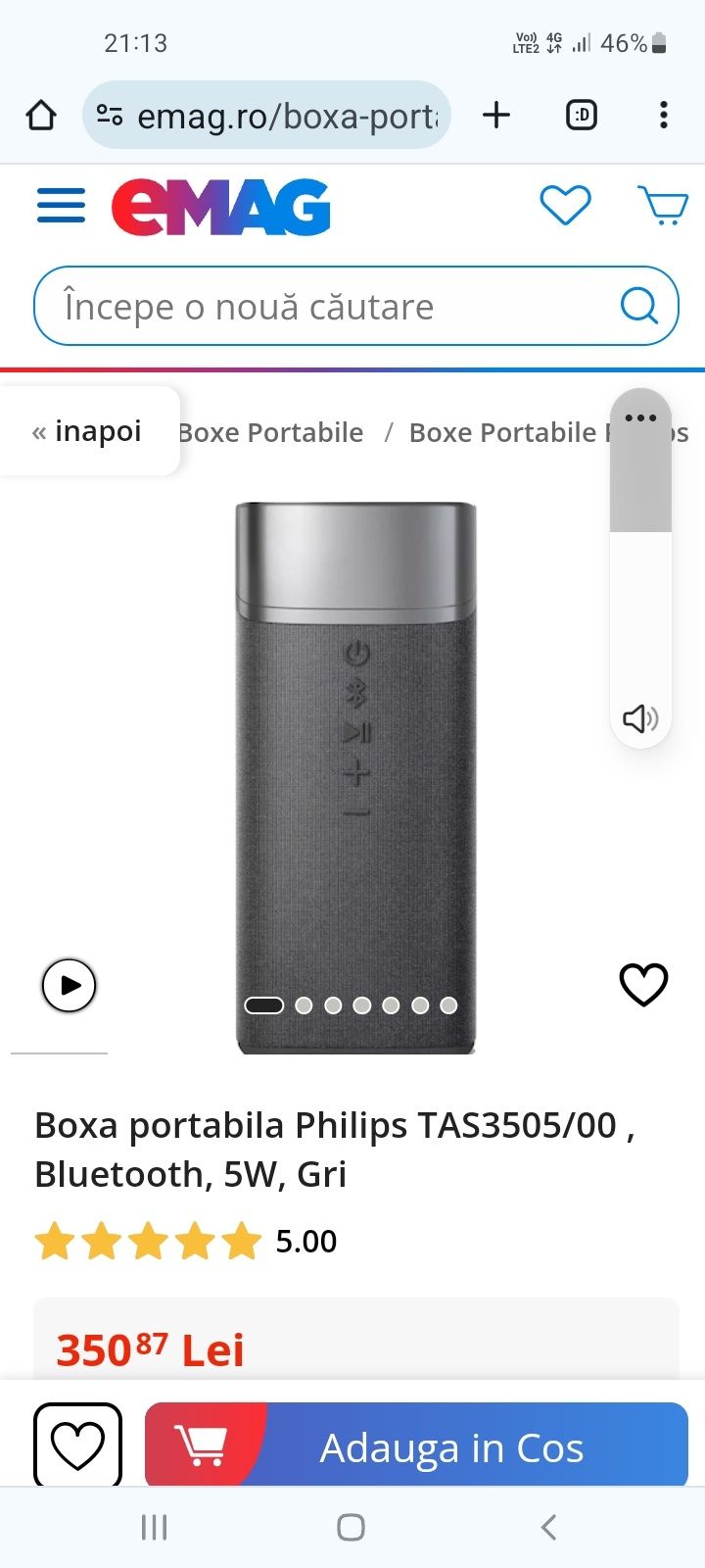 Vind boxa portabila bluetooth philips