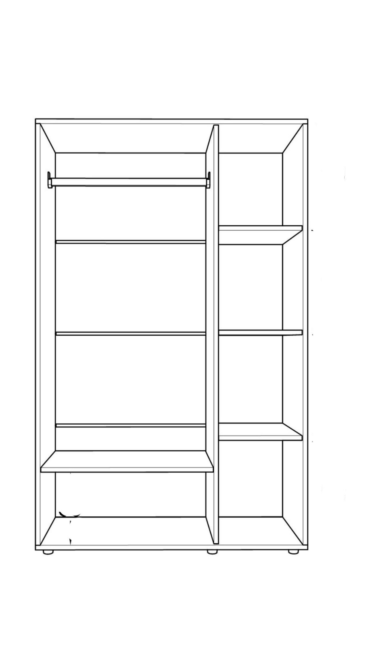 Гардероб с 3крила