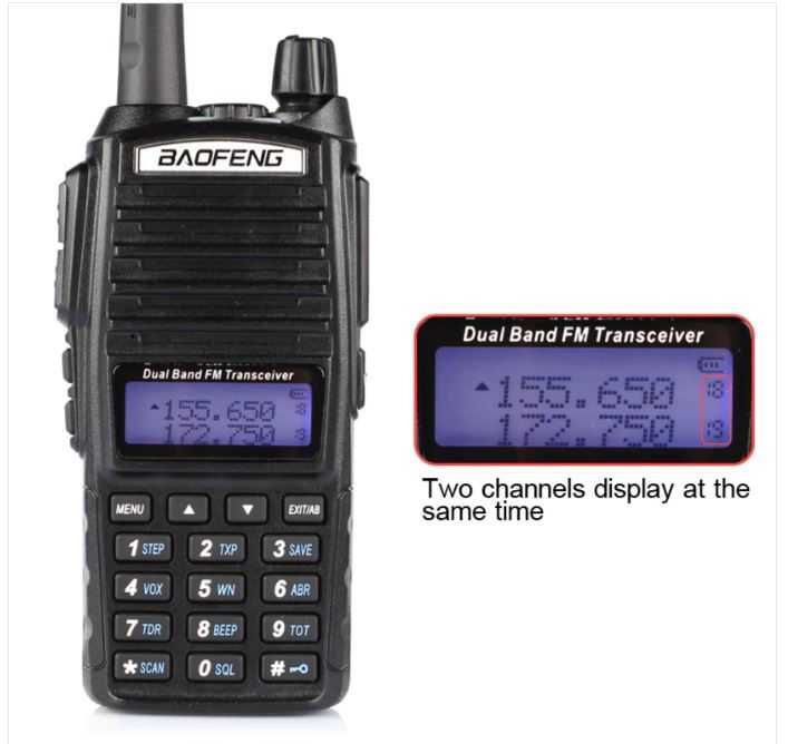 Stație portabilă Baofeng 82 Plus