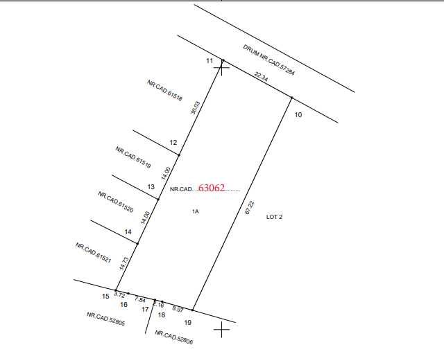 Vând 2 teren intravilan de 1558 m², Saldabagiu de Munte, Oradea, Bihor