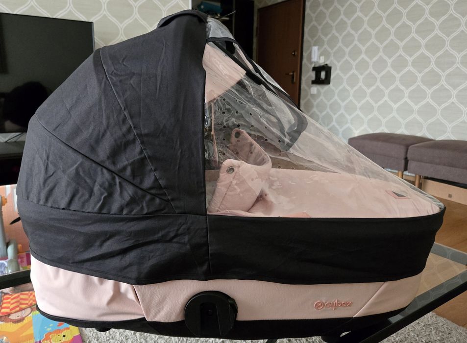 Landou pentru carucior Cybex Platinum Lux Mios 3.0 Peach Pink