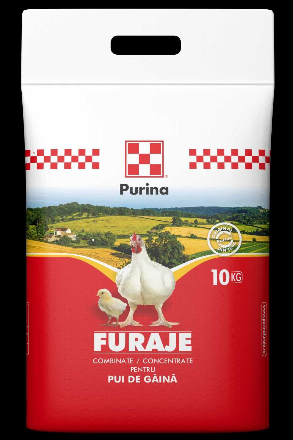 Furaj combinat PURINA SUPER broiler creștere