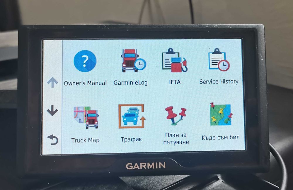 Навигация  за камион Garmin DEZL 580/51 актуални карти за 2025 г