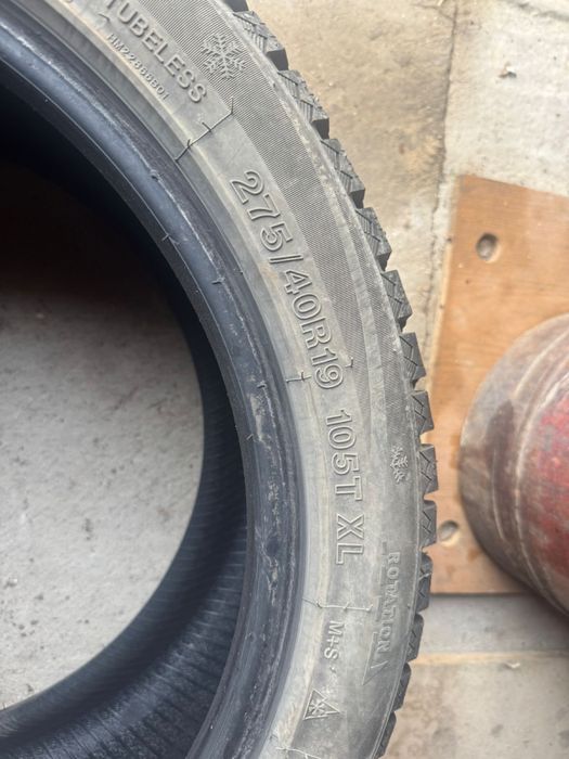 Зимние покрышки разноширокие от мерседес w222