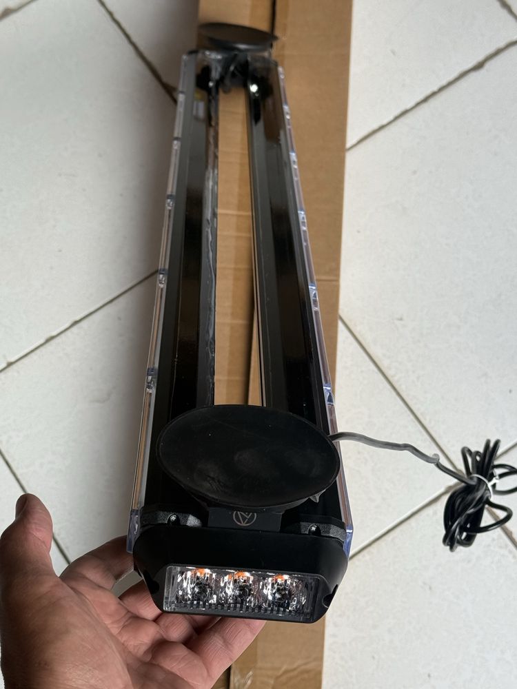 Мигалка желтая 95см 12-24V