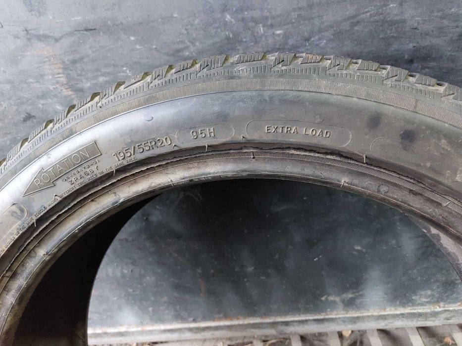 4бр.зимни гуми MICHELIN 195/55/20 DOT 0219