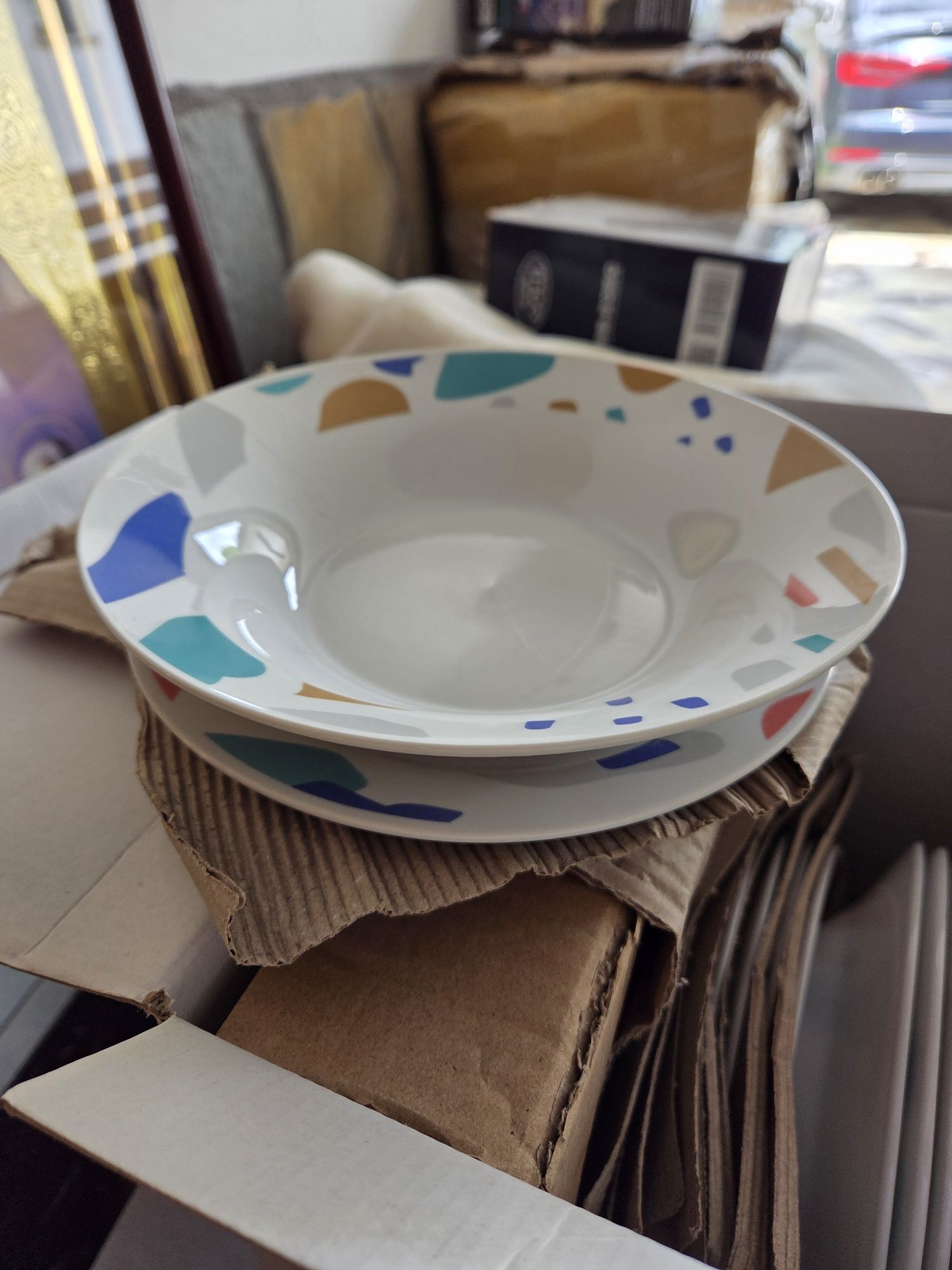 Set farfurii de masa Samos 18 piese din portelan