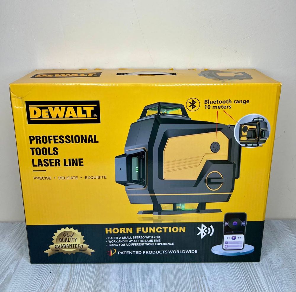 Лазерный уровень Makita 4 D + Bluetooth колонка