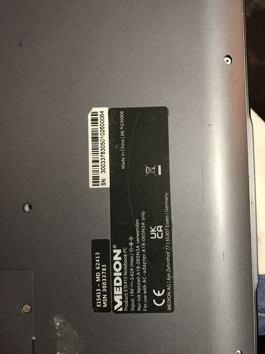 medion laptop e15413 notebook PC