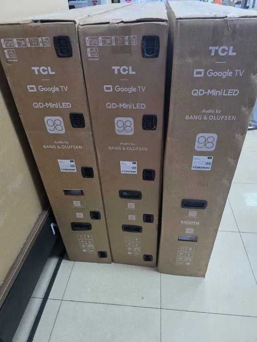 TCL 75/85/98/115 Premium QD-MiniLED TV ONKYO 2.1 Hi-Fi System