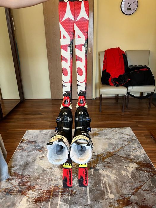 Clapari Salomon X Pro 70 W 3D  si Skiuri Atomic  marime 41 26-26,5