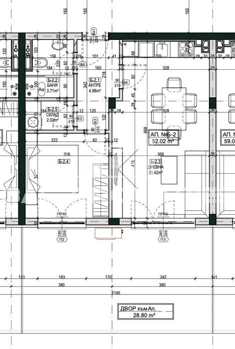 Продава се Двустаен апартамент в София, Витоша - 60 кв.м за 2200 €/кв.м - Снимка #1