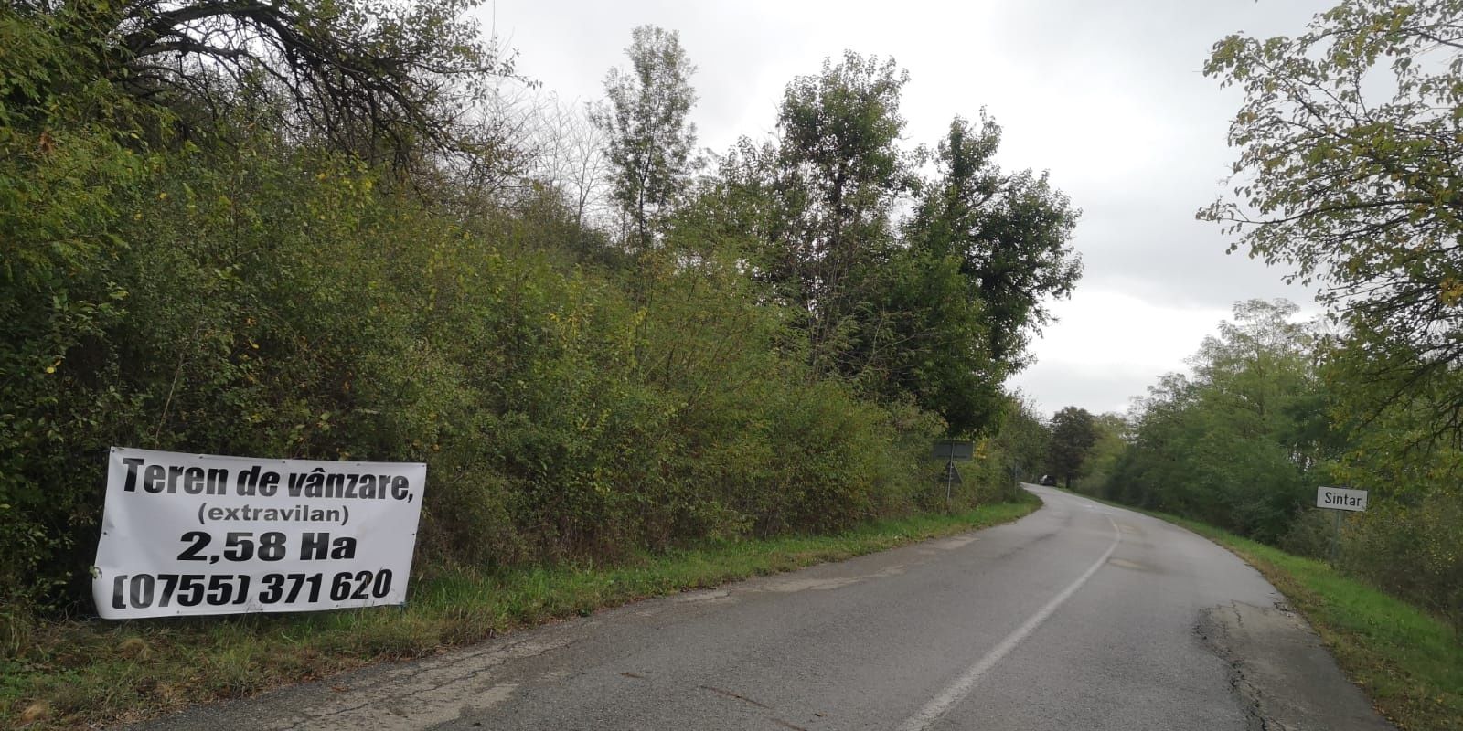 De vânzare teren arabil 2.58 ha. în comuna Bogda județul Timiș !!!