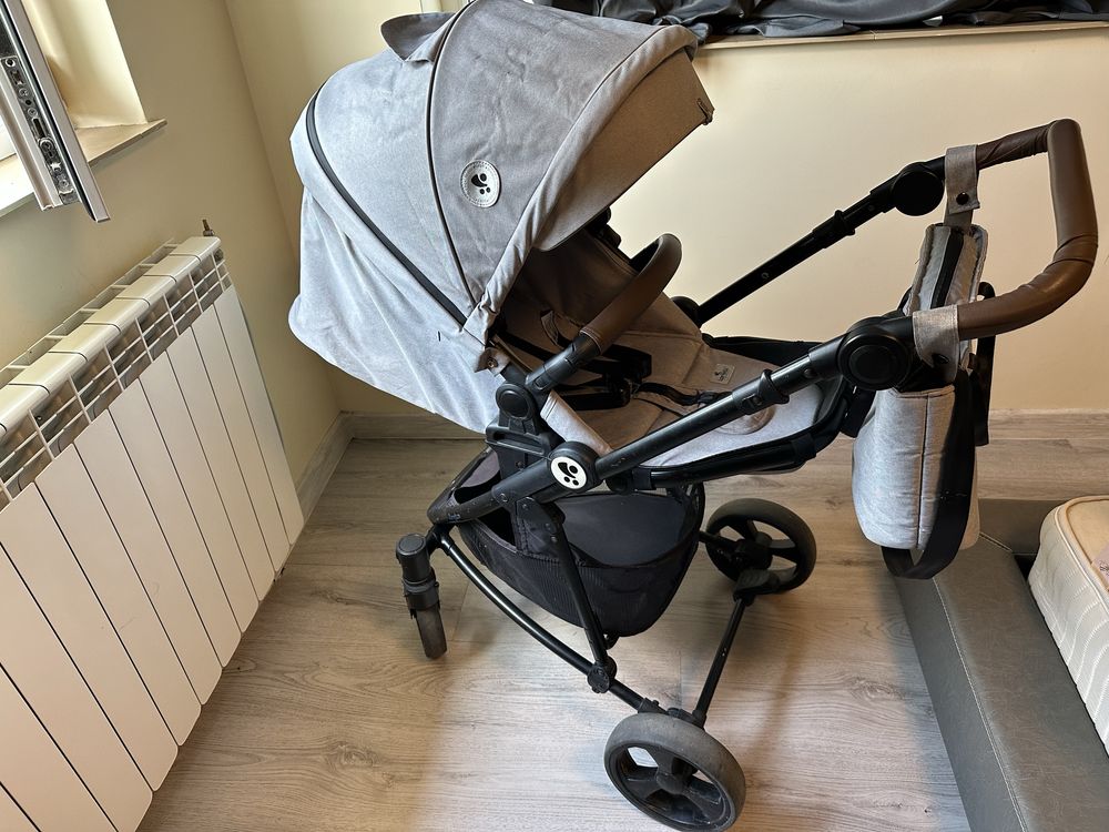 Бебешка количка Lorelli Crysta 3in1 OPALine Grey