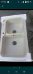 Chiuveta soft composite Pyramis, 2 cuve, 830x500 mm, adancime 210mm,