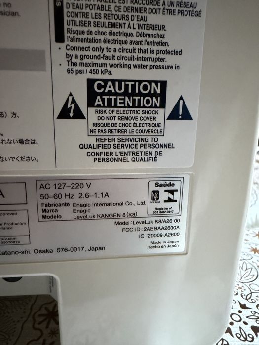 LeveLuk K8 kangen water