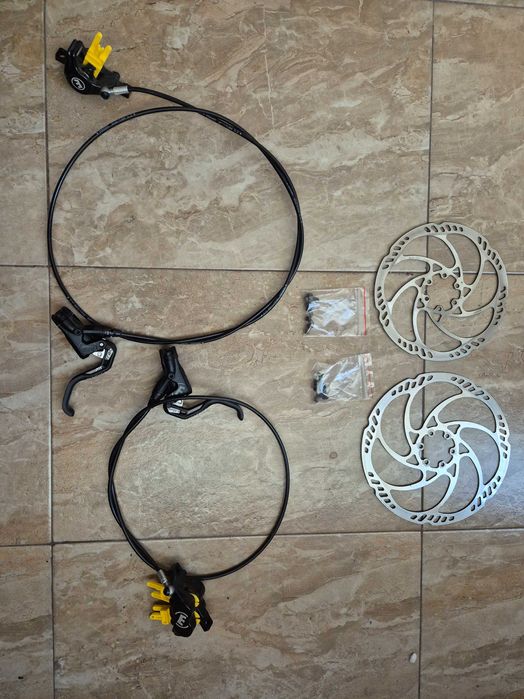 Magura MT Trail Sport HC 1-Finger Disc Brake Set + Storm HC 203/180mm
