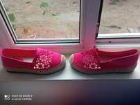 Espadrile dama fucsia