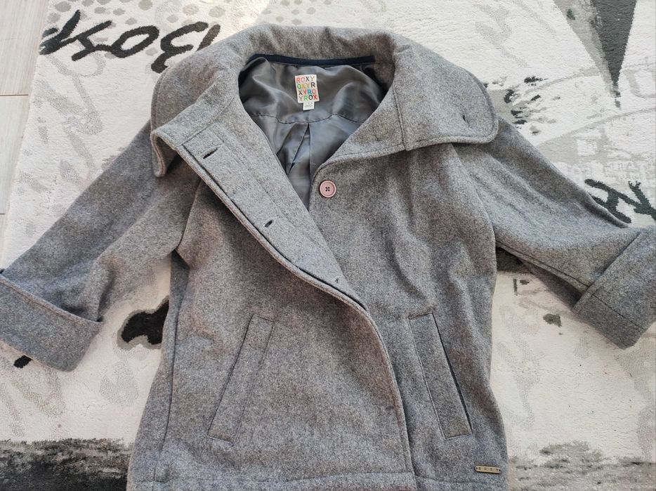 Palton Roxy gri, marime XS