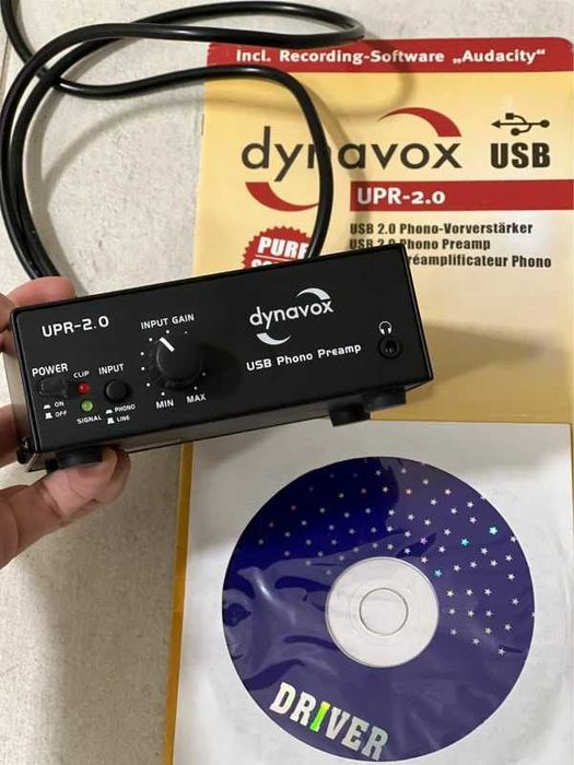 Preamplificator phono Dynavox UPR-2.0 USB