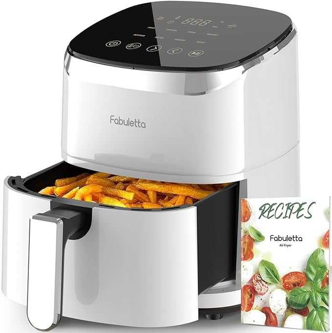 FABULETTA Air Fryers 4L, 1680W, 9 програми, цифров дисплей, ПРОМОЦИЯ