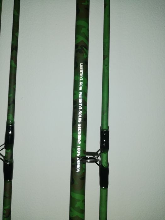 SET 2 Lansete WINDBLADE Cat 1 3.60m 3.5LB + 2 Mulinete MA6000