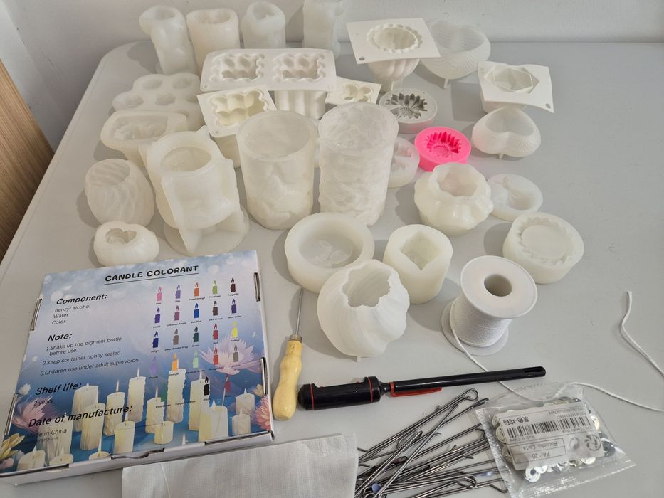 Matrite din silicon pentru lumânări