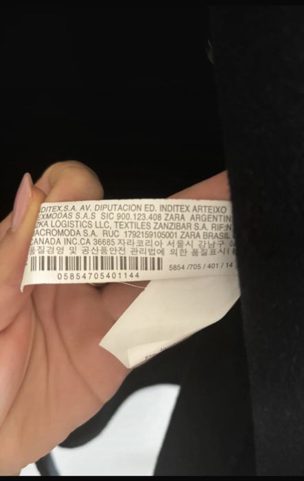 Palton Zara negru - 53% lana - marimea S/36 - stare excelenta