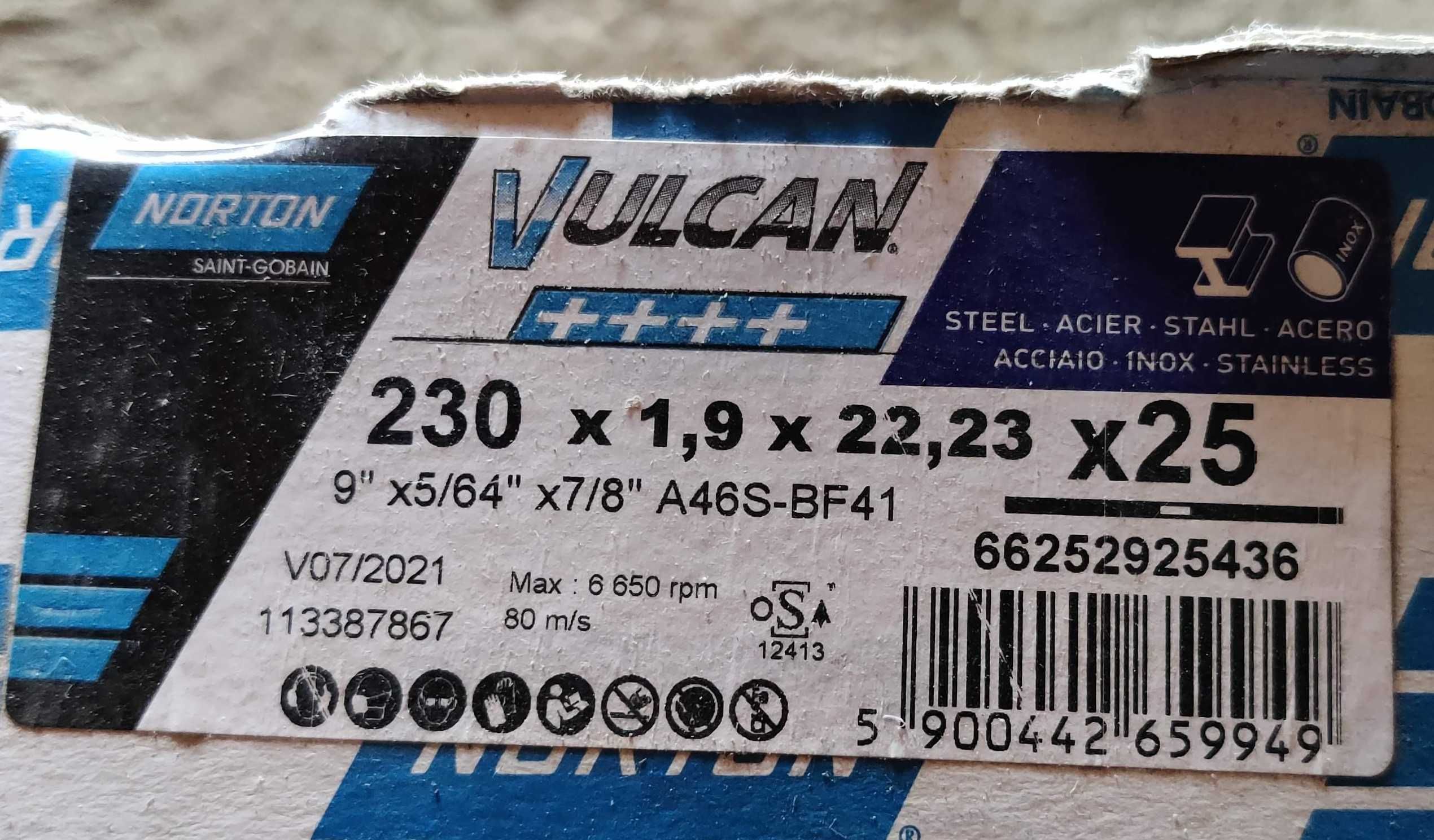 Disc Norton  Vulcan 230x1.9x22mm
