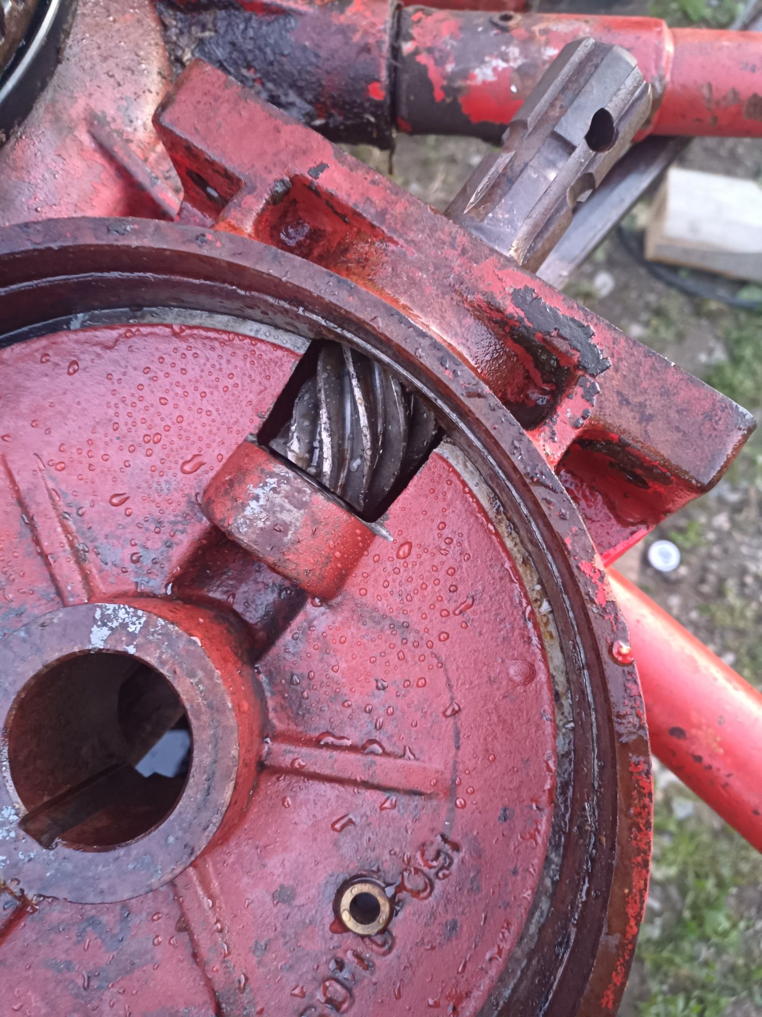 Grebla tandem după tractor