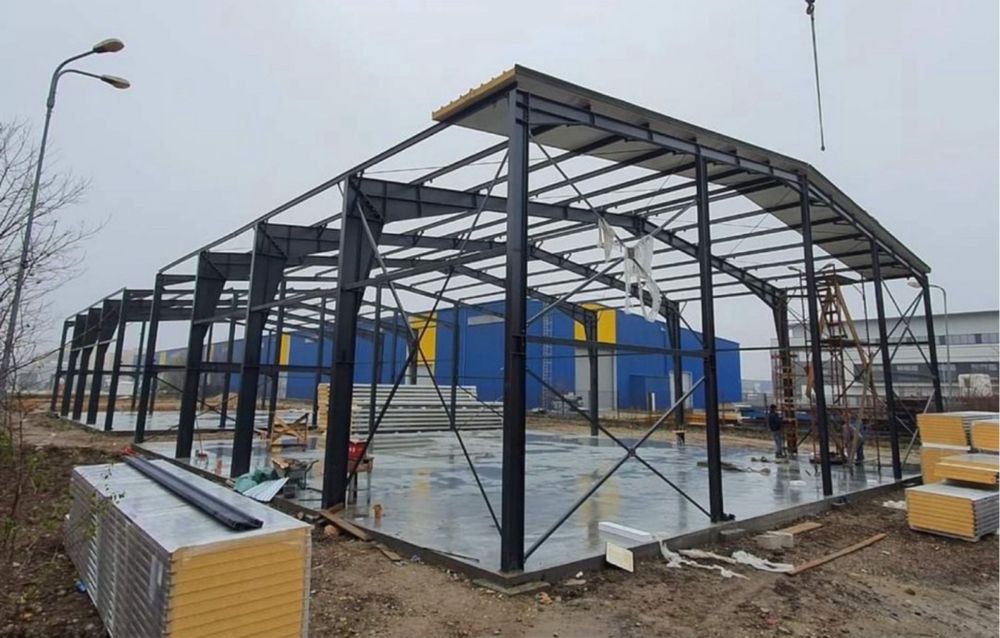 Vand structura 20x10x4 din europrofile accept variante cu duba