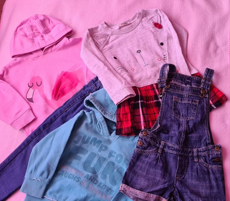 Всички дрешки за 200лв. Дрешки за момиченце next,beneton,n&m,George